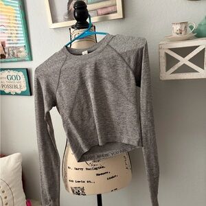 lululemon athletica Gray Crop Top